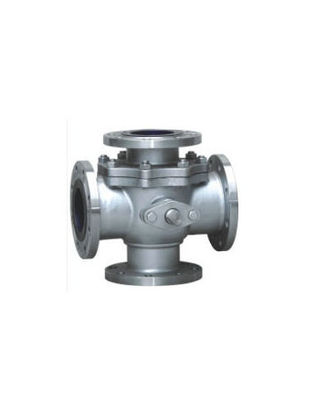 Good price บอลวาล์วสี่ทาง บอลวาล์วเหล็ก Trunnion ชนิดติดตั้ง ออนไลน์