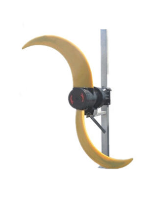 เครื่องผสมแบบจุ่มใบพัดกล้วยสีเหลือง น้ำเสีย ไฟฟ้า QDT4/4