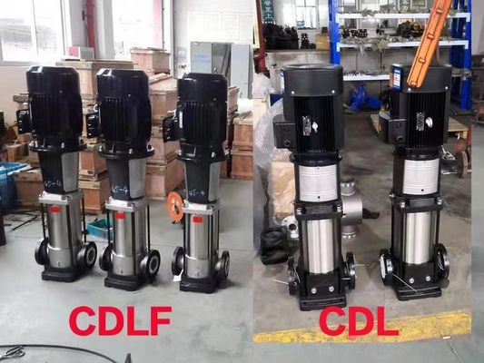 CDL/CDLF ปั๊มหอยโข่งหลายใบพัดแนวตั้งสำหรับการขนส่งของเหลวทางอุตสาหกรรม